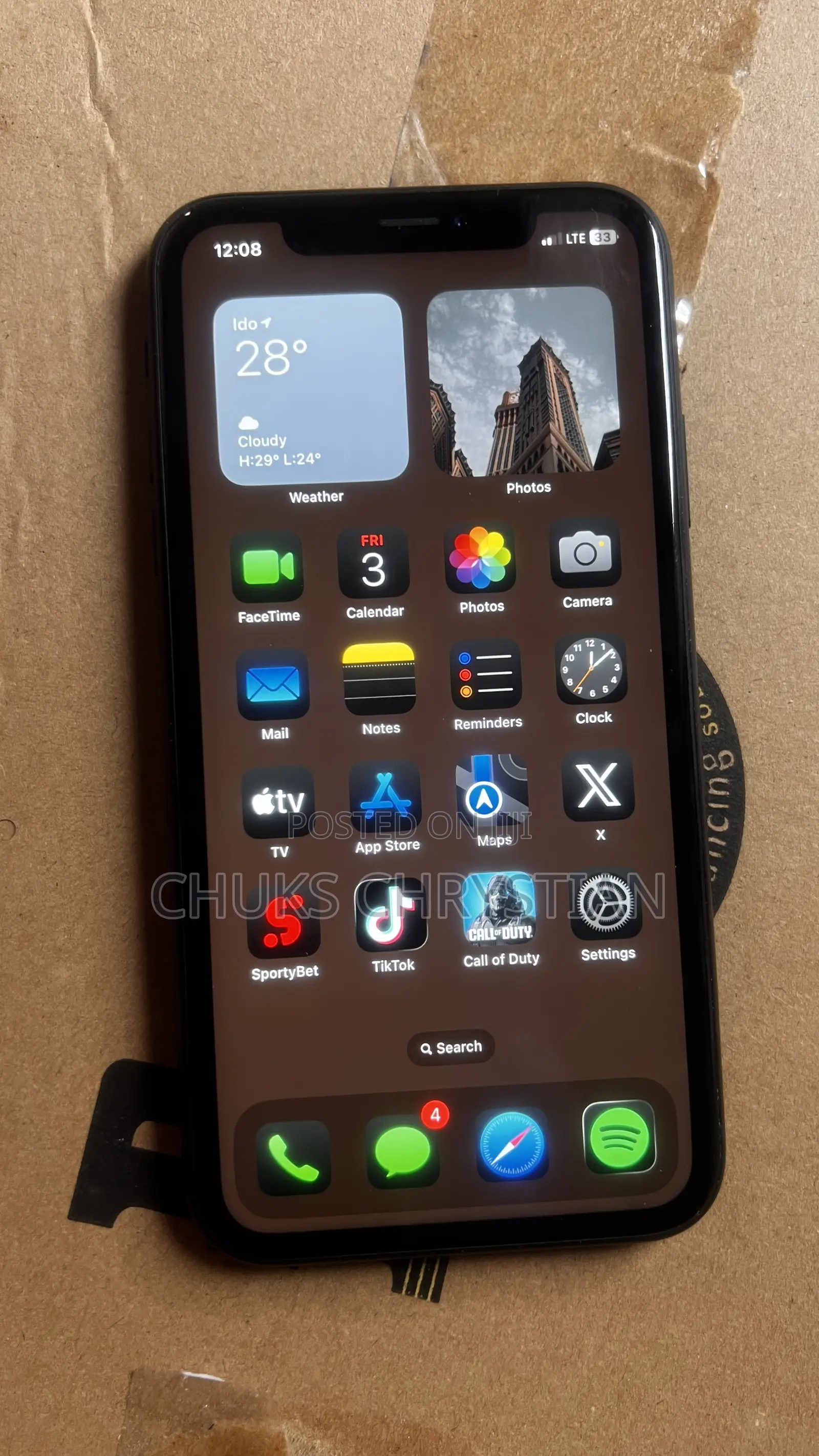 Apple iPhone XR 64 GB Black