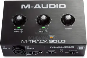 M-track Solo Audio Interface For Recording Streaming Podcasting