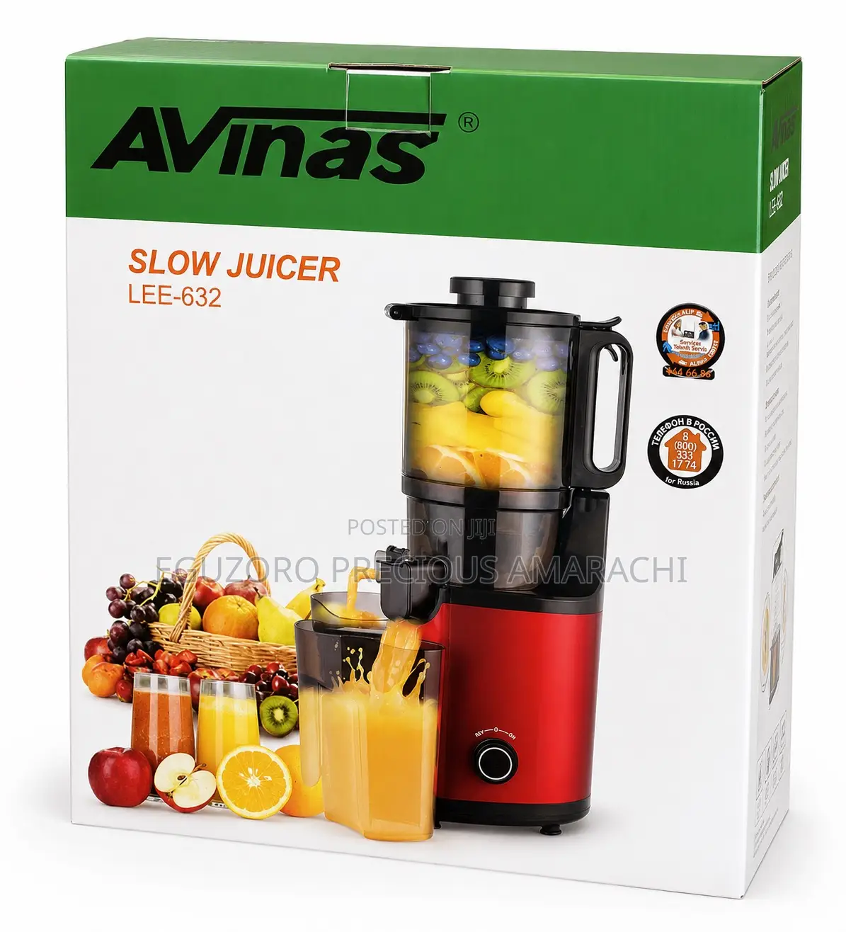 Avinas Electric Slow Juicer-Lee-632