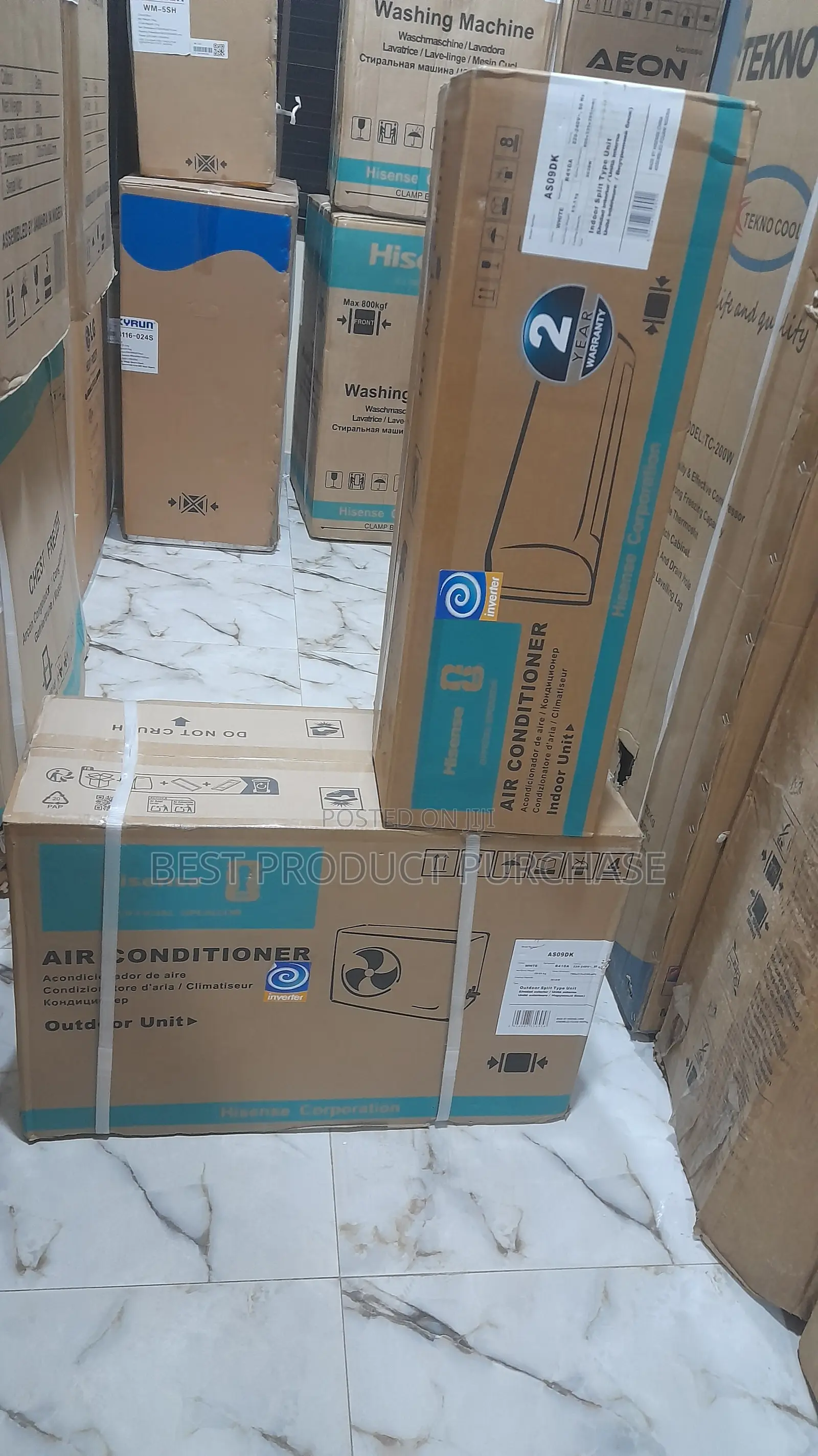 New Hisense 1hp Inverter Split Ac for Single Rooms
