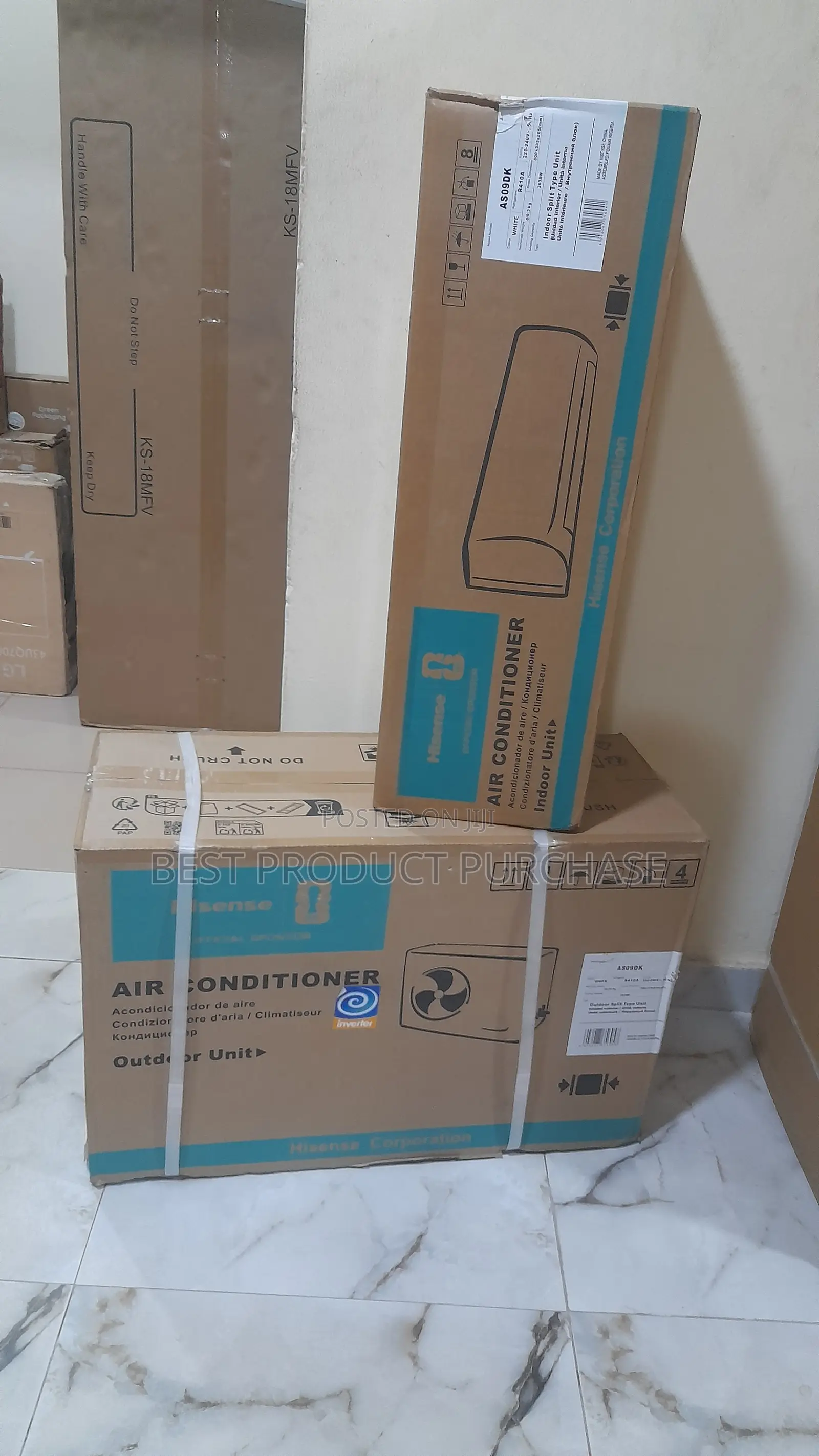 New Hisense 1hp Inverter Split Ac for Single Rooms