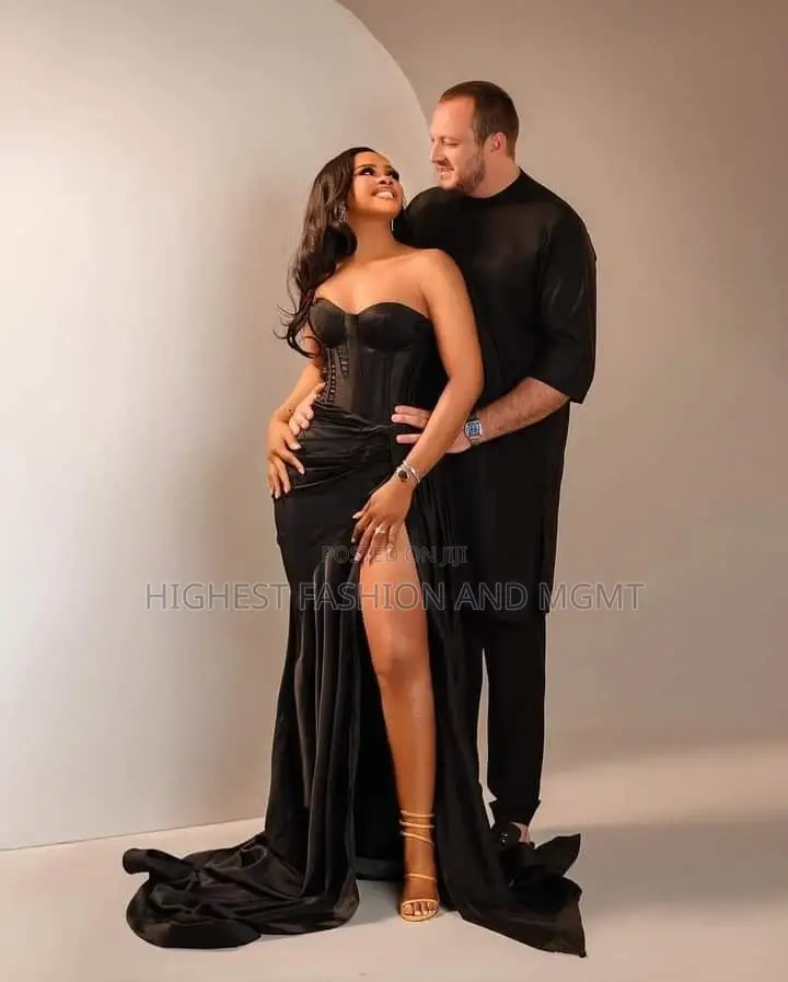 Black Formal Wedding Couple Set