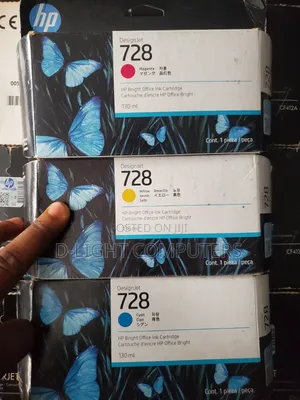 Original Hp 728 Colors (130ml) Ink Cartridge