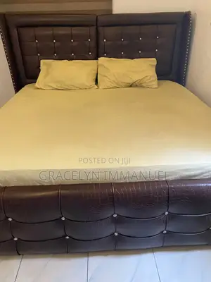 Luxury Upholstered Bed Frame – Neatly Used