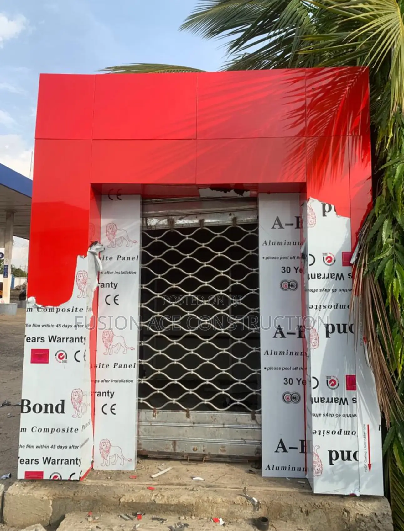 Alucoboard Cladding/ Shop Front Partition