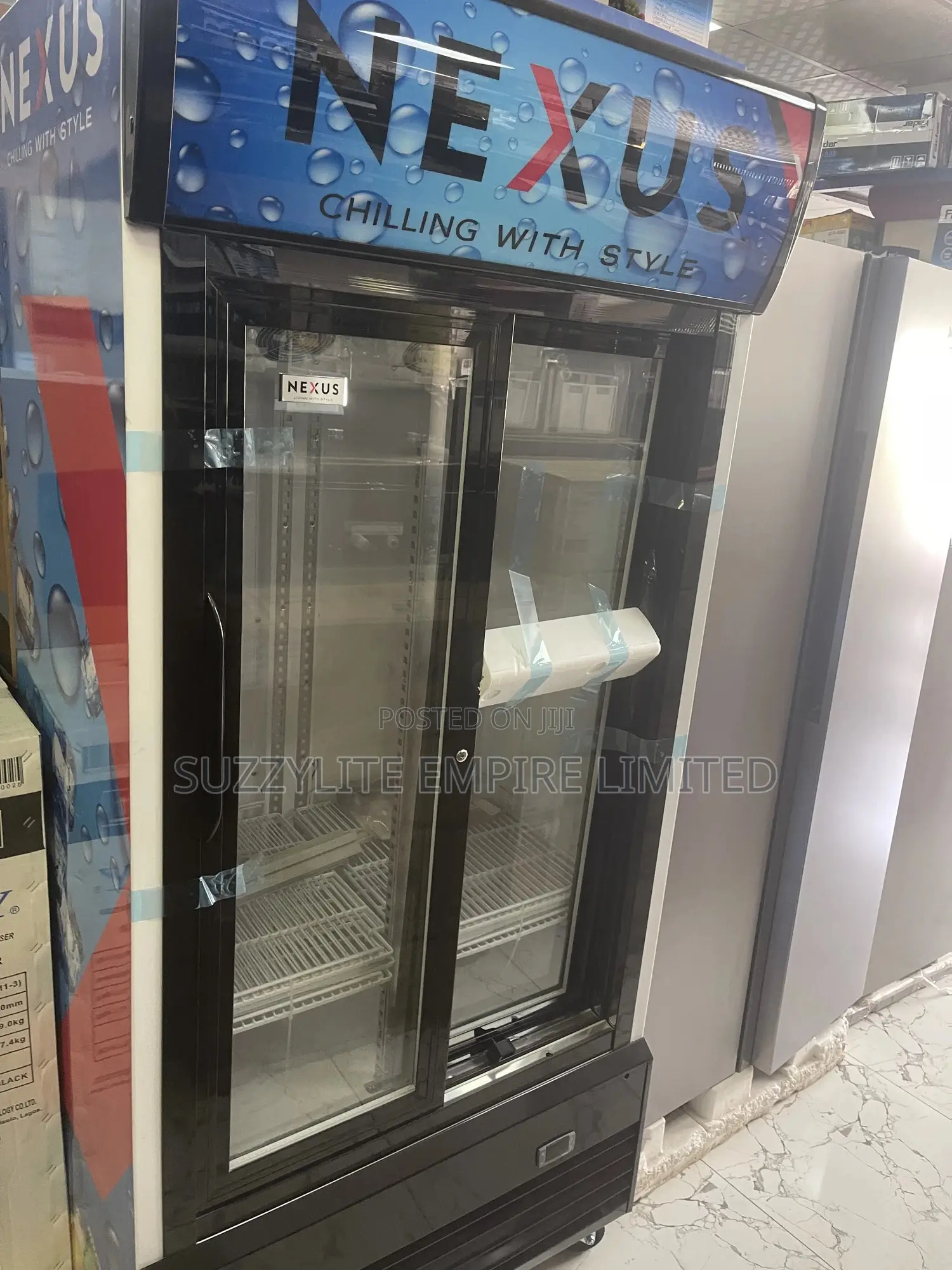 Nexus Side by Side Display Fridge Showcase Fridge