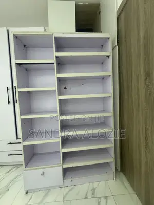 Shoe and Bag Rack With a Drawer