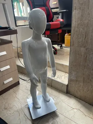 Children White Luxury Mannequin With Rotator