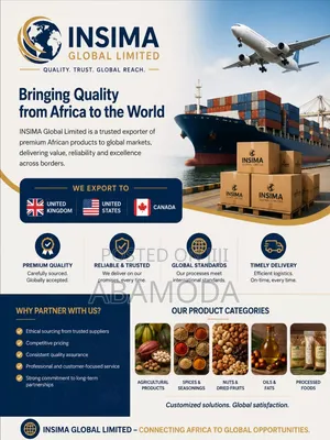 Premium Nigerian Food Export to Uk, Usa Canada