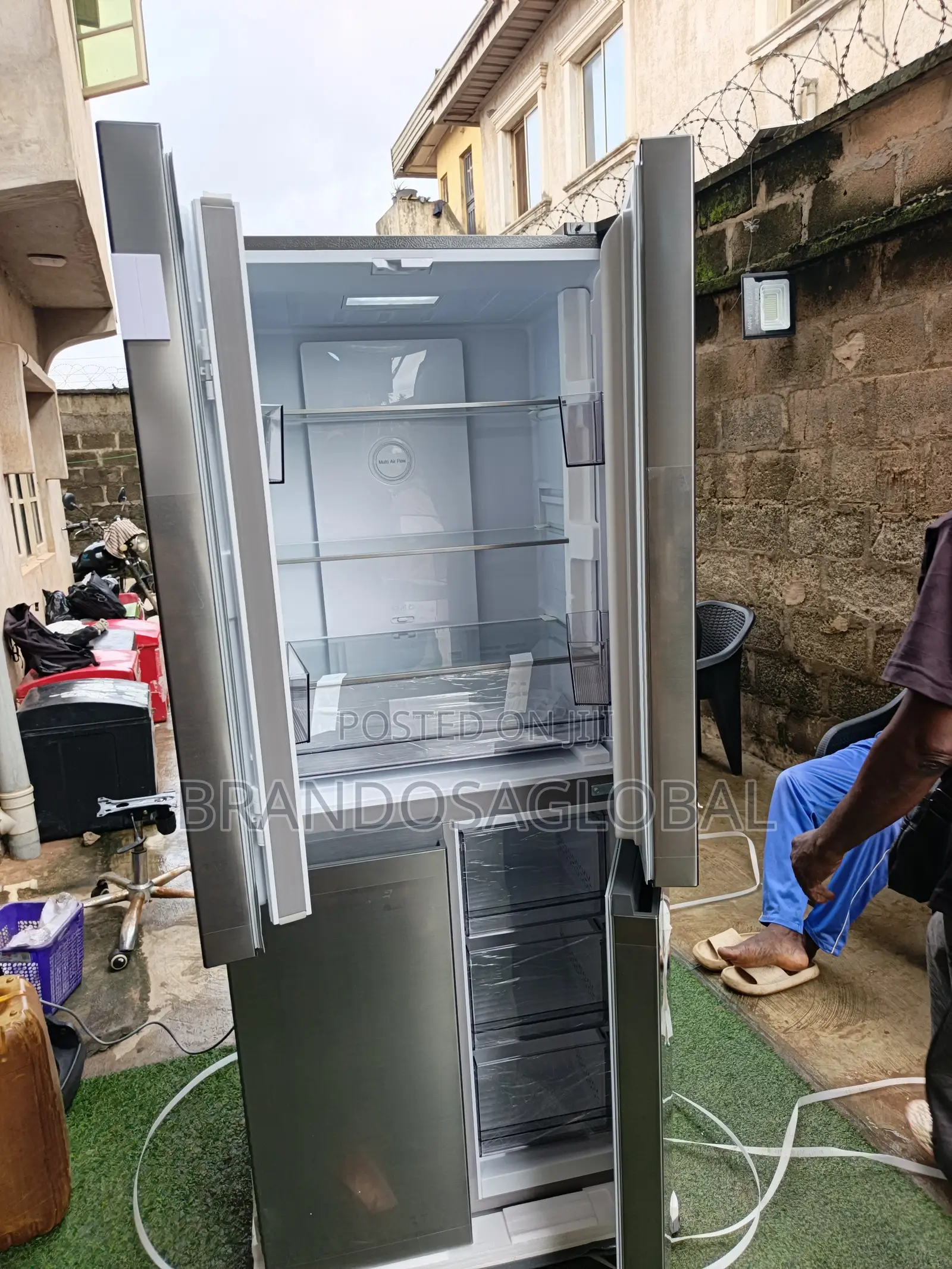 Lg 434l Side by Side Refrigerator Ref-41fplamgcf–High Capacity