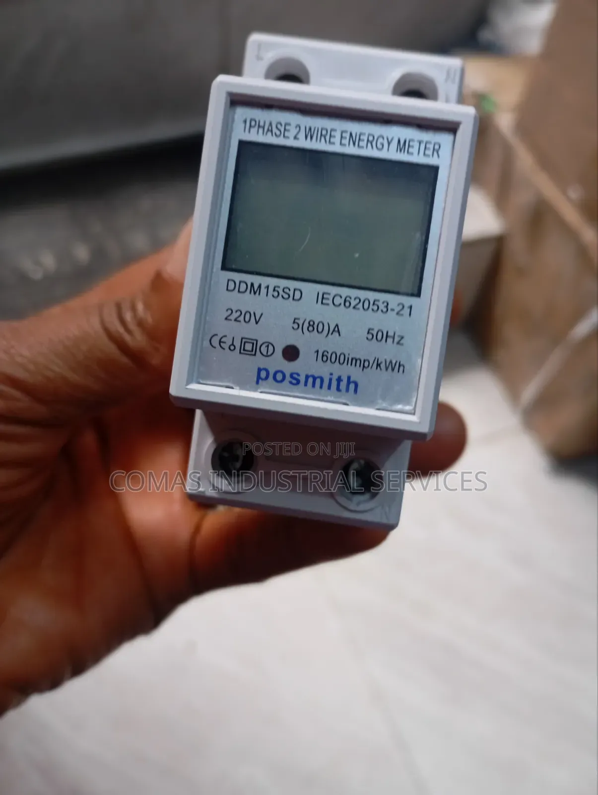Posmith Single Phase Electronic Energy Meter| Din Rail Digital KWH