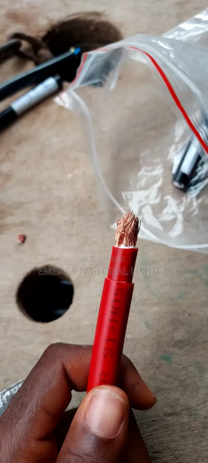 35mm Single Double Coated Cable