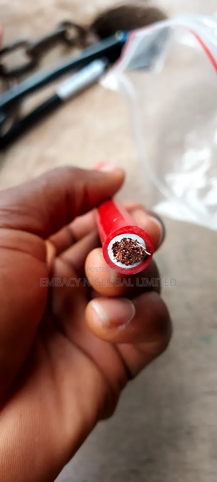 35mm Single Double Coated Cable