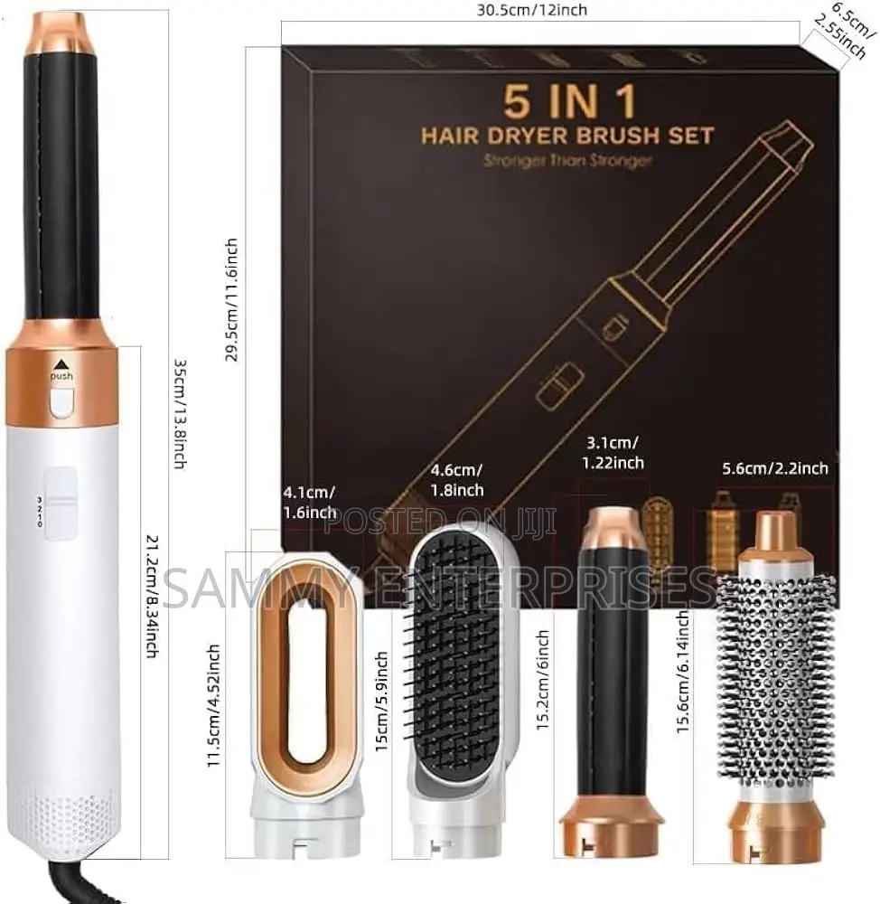 5in1 Hair Brush Set