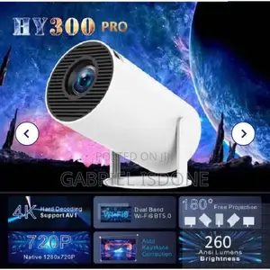 Mini Projector, Hy300 Pro Portable Android 13,