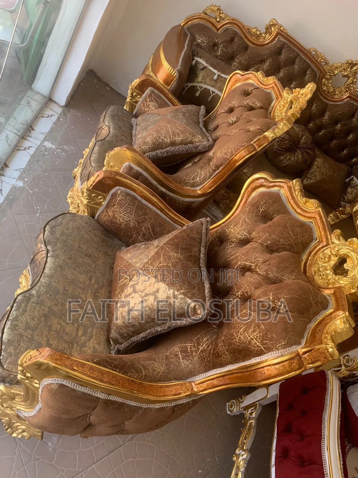 Title : Egyptian Sofa Complete Set