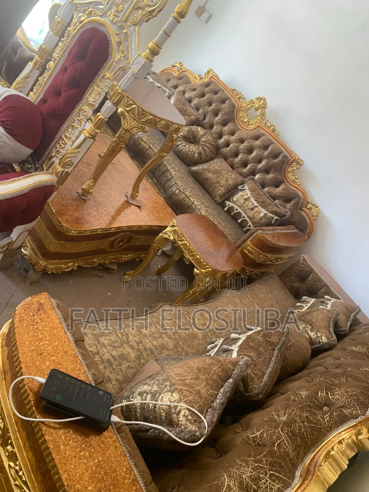 Title : Egyptian Sofa Complete Set
