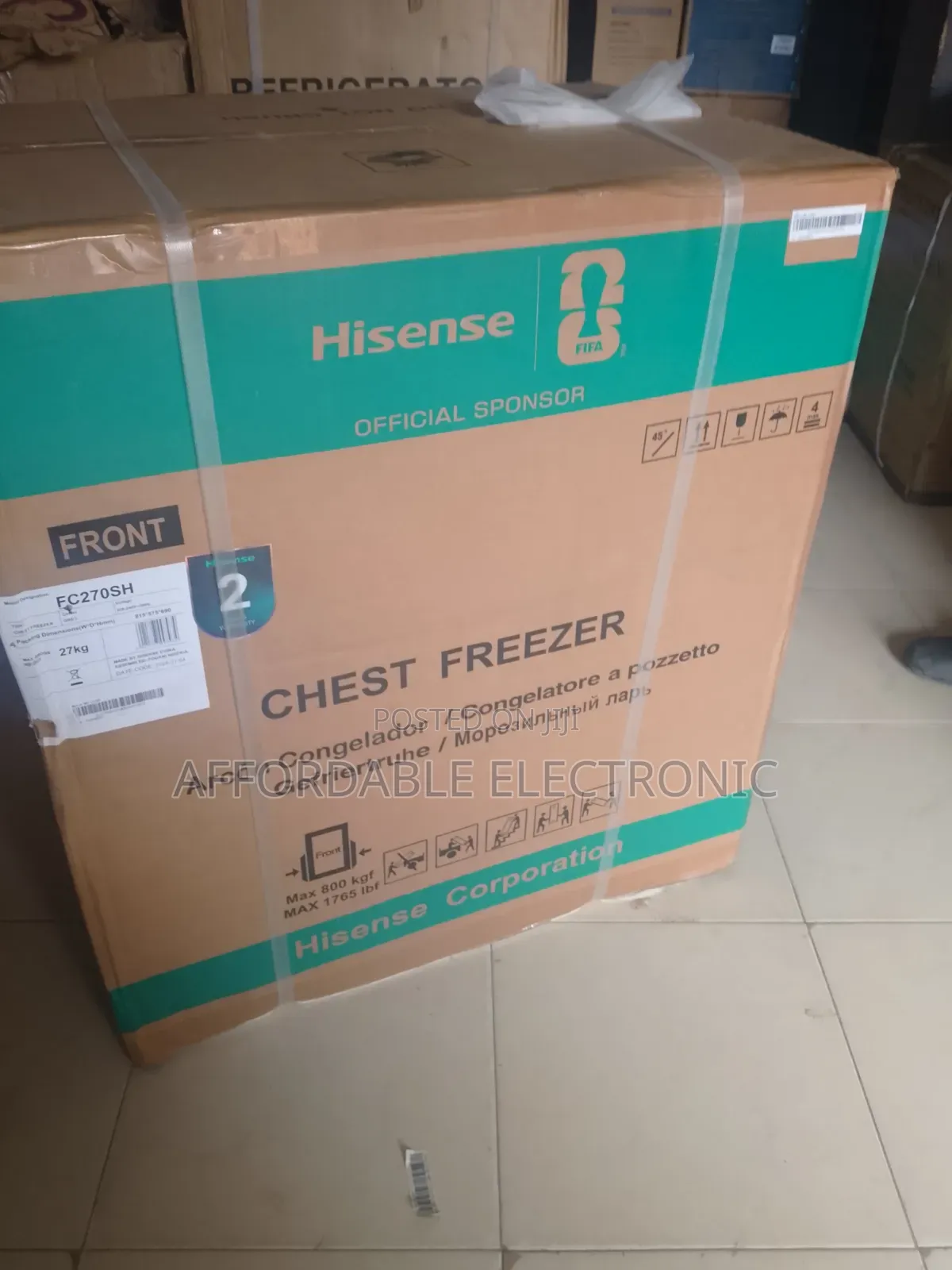 Hisense 198l Gray Color Chest Freezer