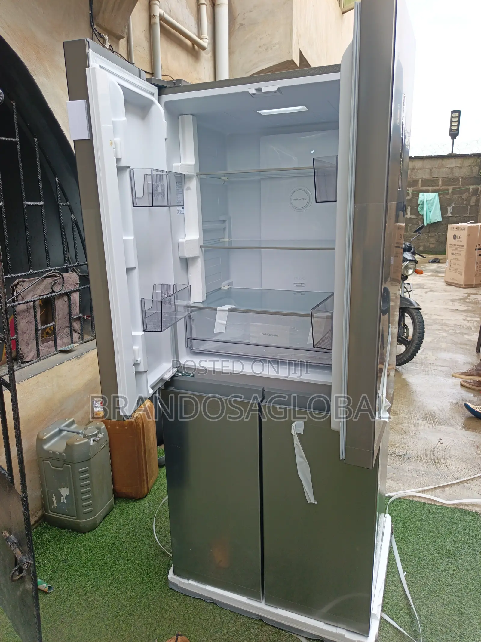 Lg 434l Side by Side Refrigerator Ref-41fplamgcf–Efficient Household