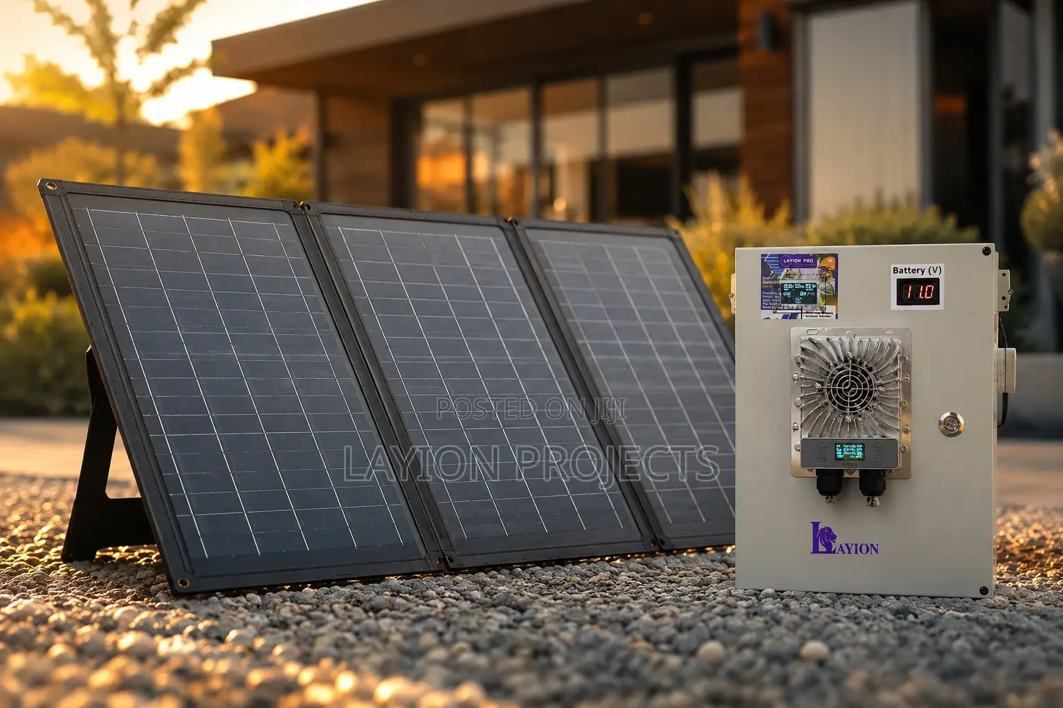 1.5kva Psw Lithium Solar Generator + 3 Units 200w Panels
