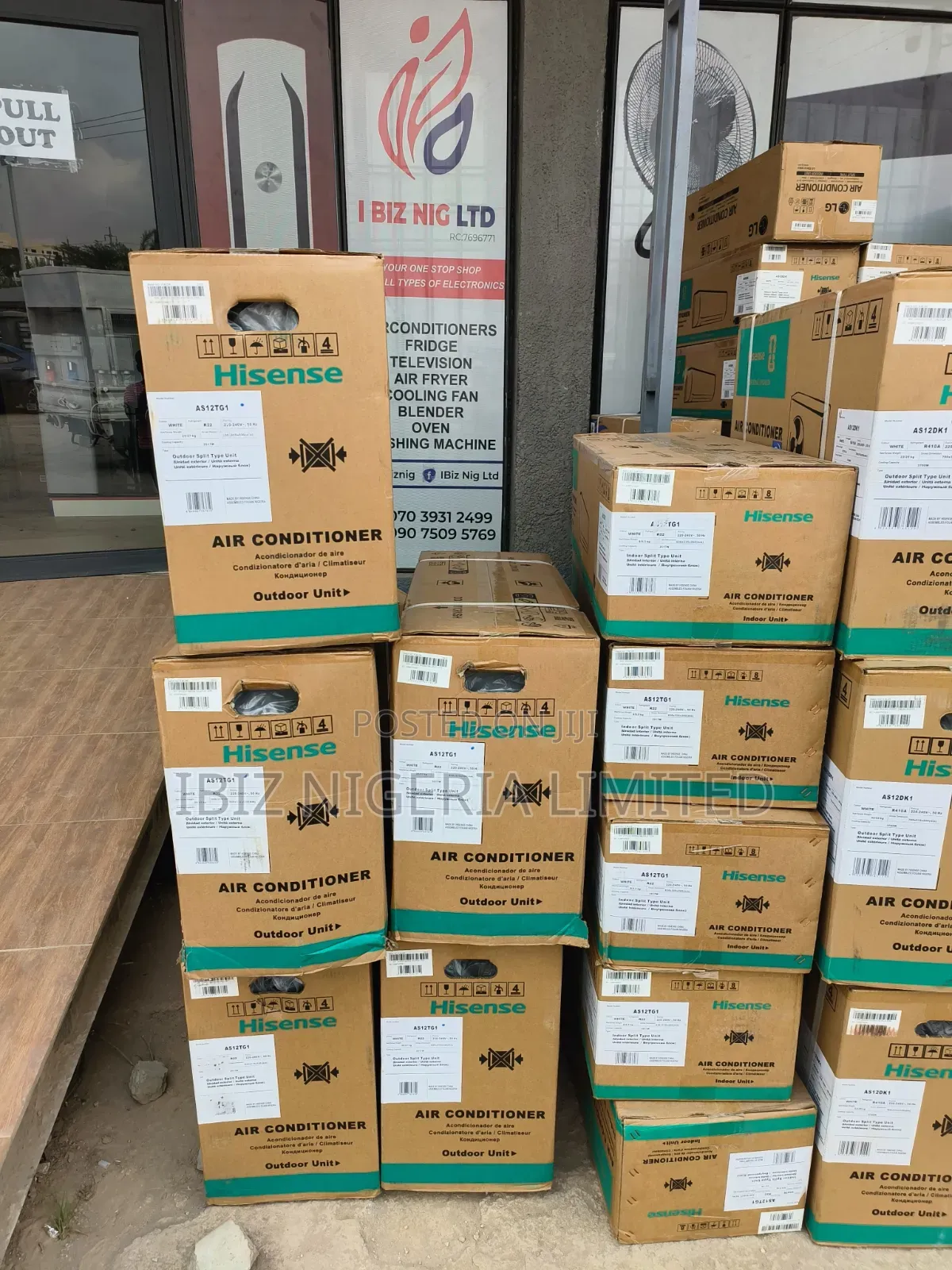 1hp Hisense AC (Non-Inverter)