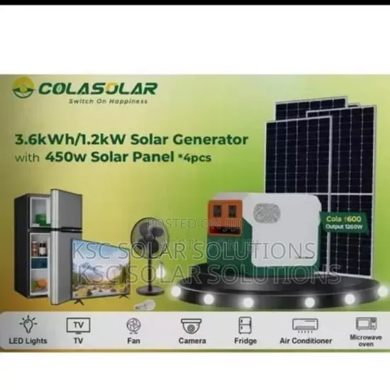 3.6kwh Colar Solar Generator