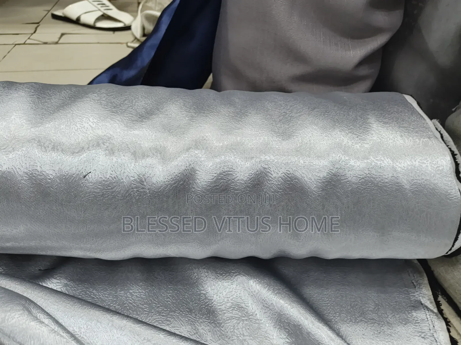 Italian Silk Silver Curtain – Elegant, Luxurious Timeless