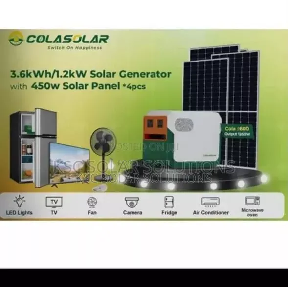 3.6kwh Colar Solar Generator