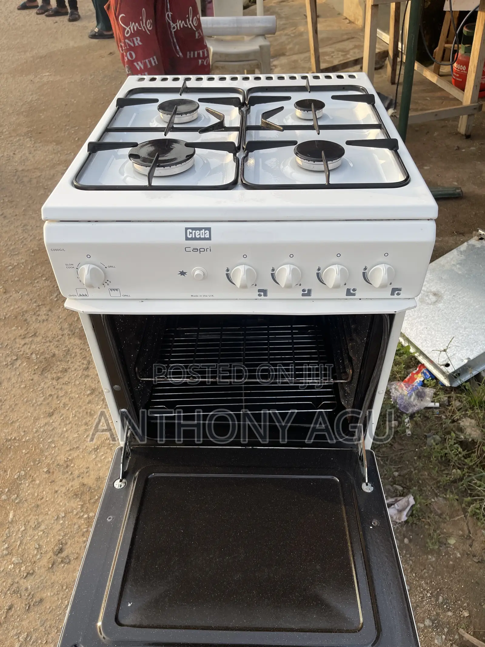 4 Burner Standing Gas Cooker