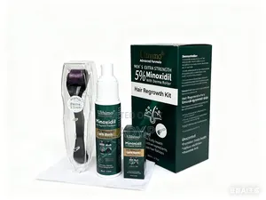Ulthimo 5% Minoxidil Topical Solution Regrowth Kit Darma Roller