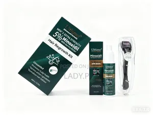 Ulthimo 5% Minoxidil Topical Solution Regrowth Kit Darma Roller