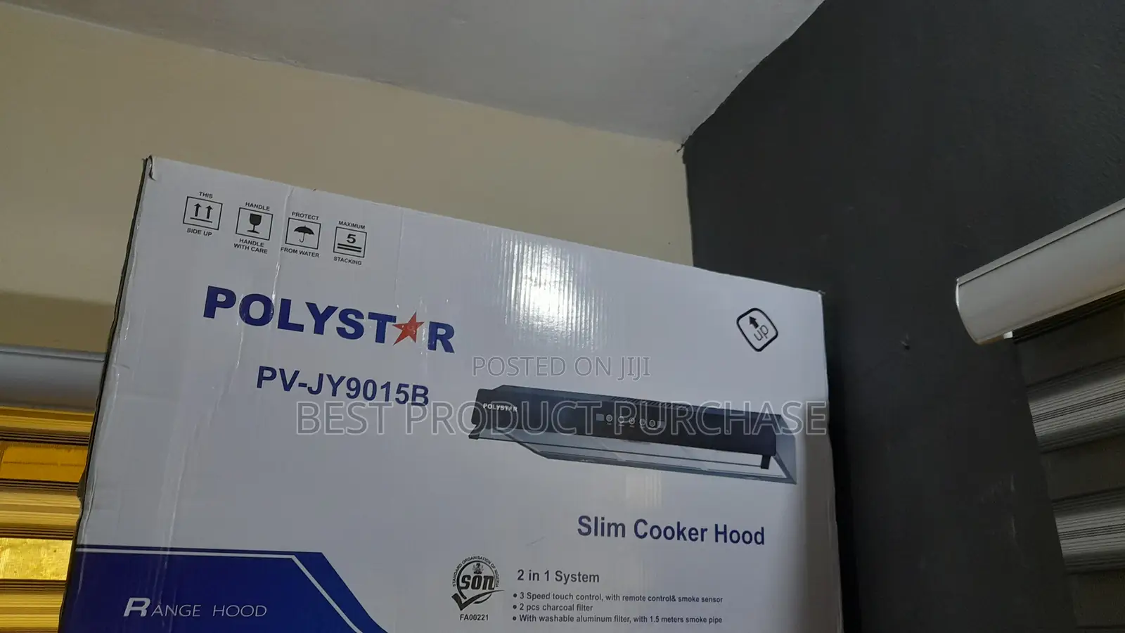 Polystar Pv-Jy9015b Elegant Slim Vent Hood for Every Kitchen