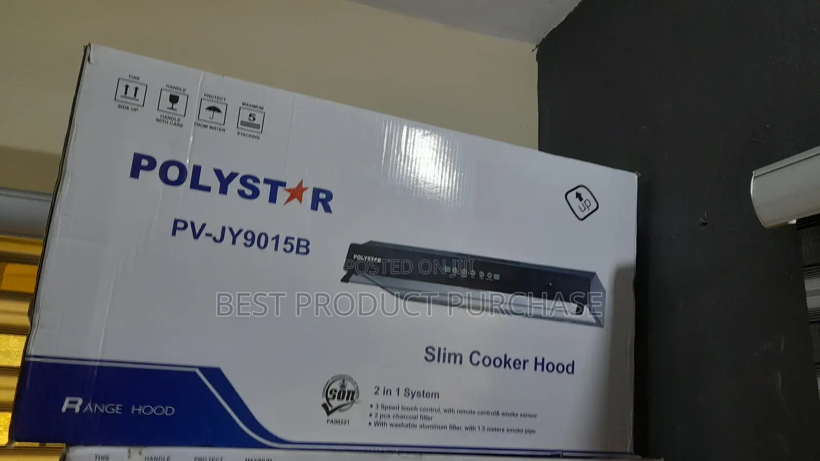 Authentic Polystar Pv-Jy9015b Kitchen Smoke Extractor
