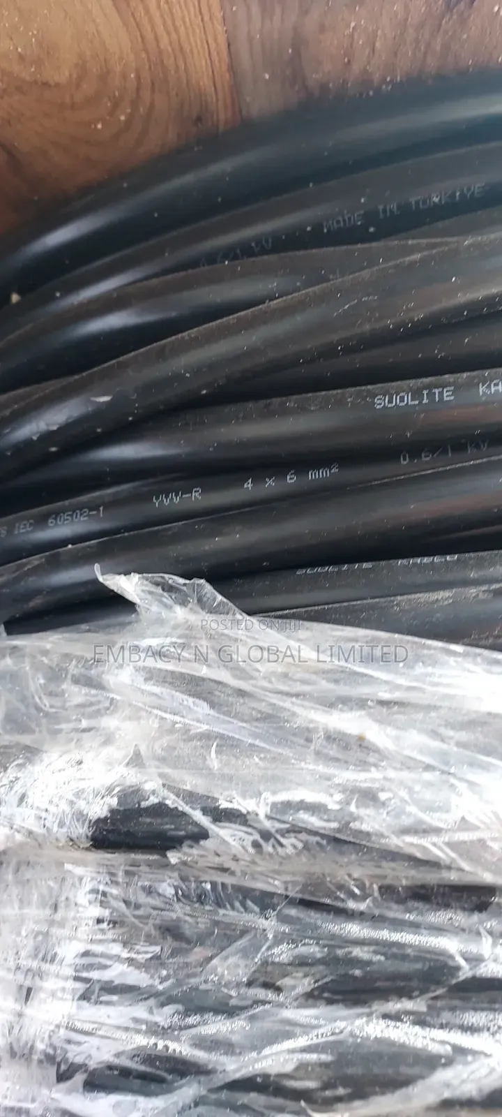 6mm 4core PVC Cable Fire Resistant