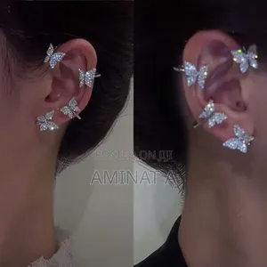 Butterfly Ear Clip for Women Both
