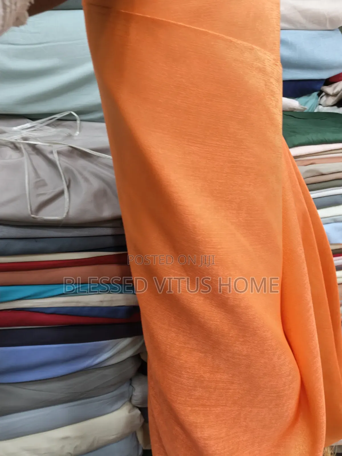 Light Orange Curtain – Bright, Warm Elegant
