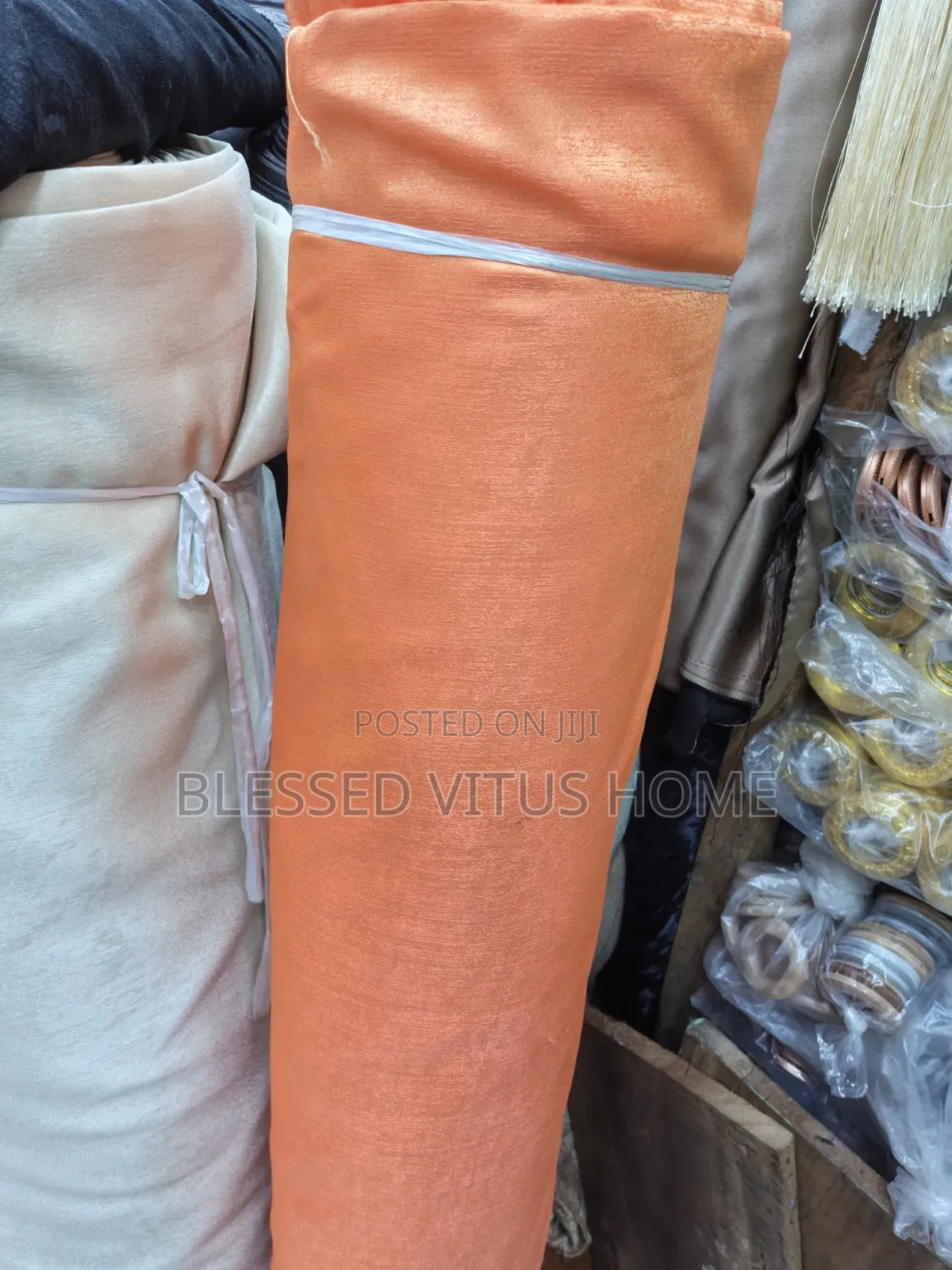 Light Orange Curtain – Bright, Warm Elegant