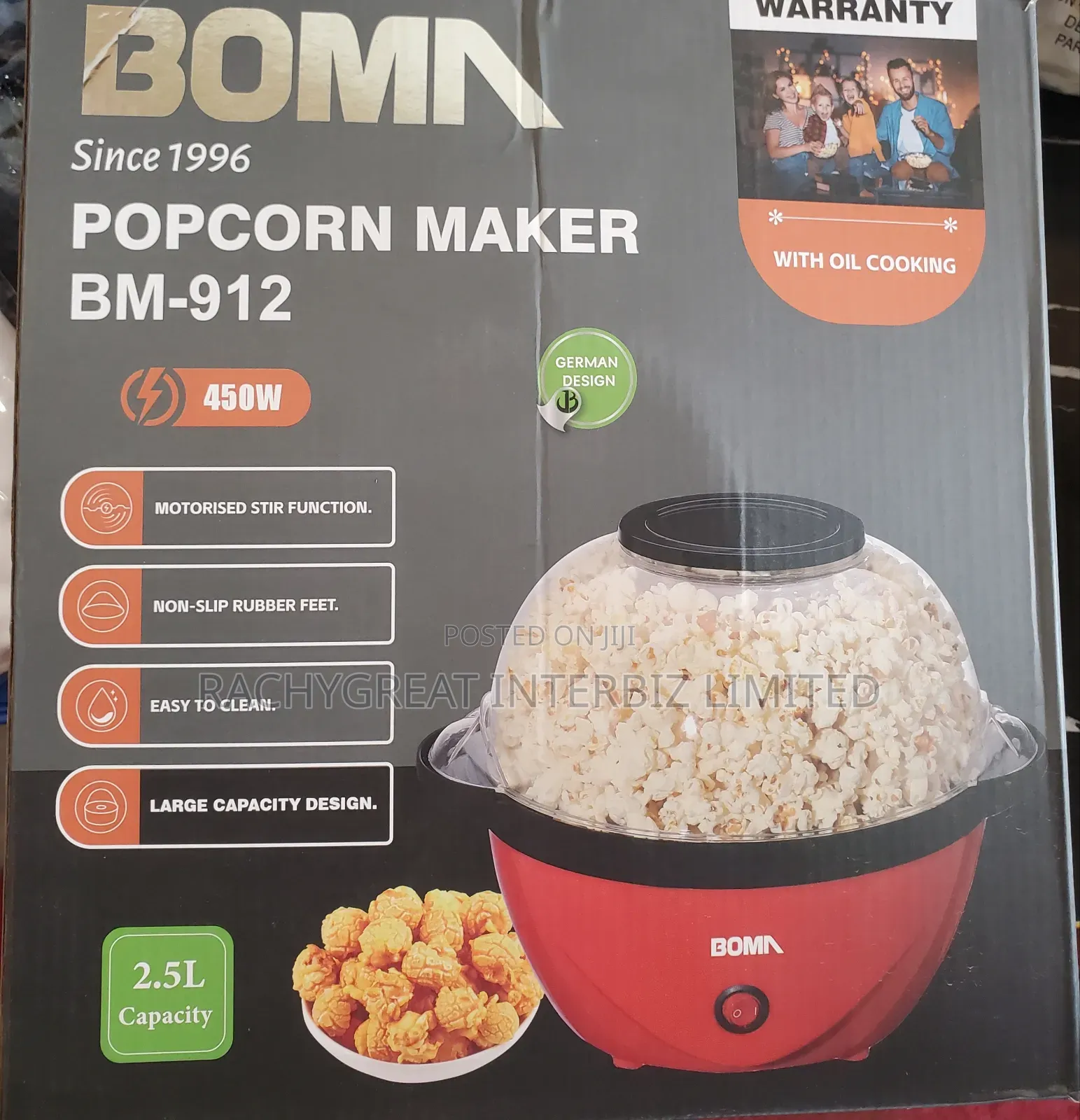 2.5l Popcorn Maker