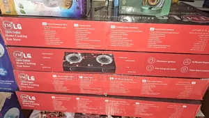 Brand New Tm Lg 2-Burner Glass Top Gas Stove With Auto Ignition