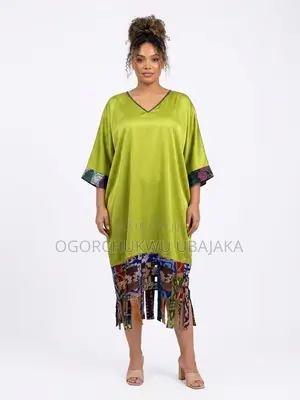 Lime Green Luxe Kaftan