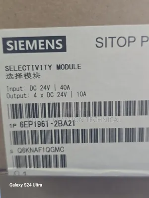 Siemens 6ep1961-2ba21 | Sitop Pse200u Selectivity Module, 24vdc Input,