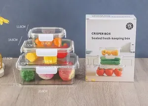 3 PCS Acrylic Food Storage Containers