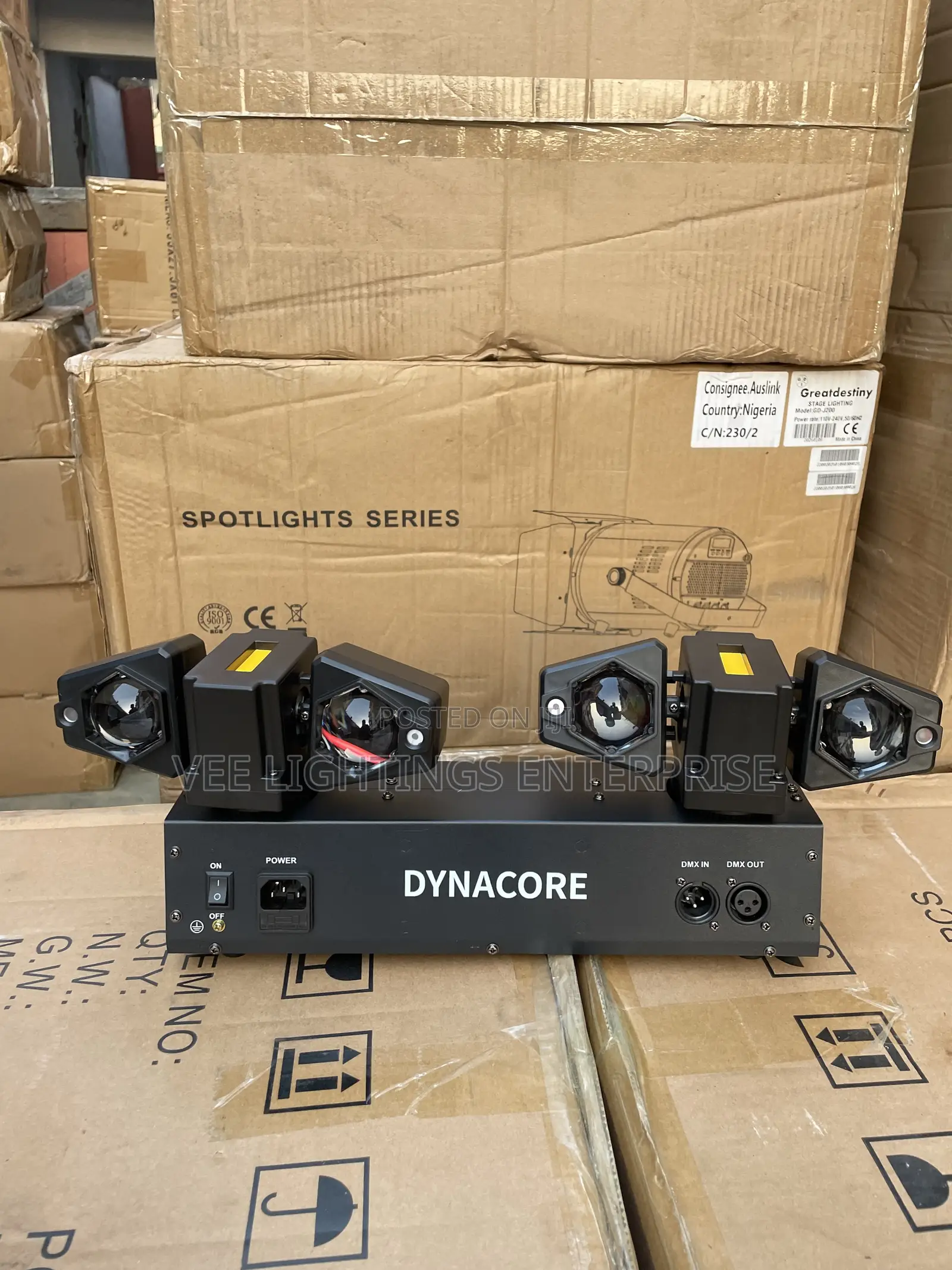 2 Side Moving Head Baby Beam