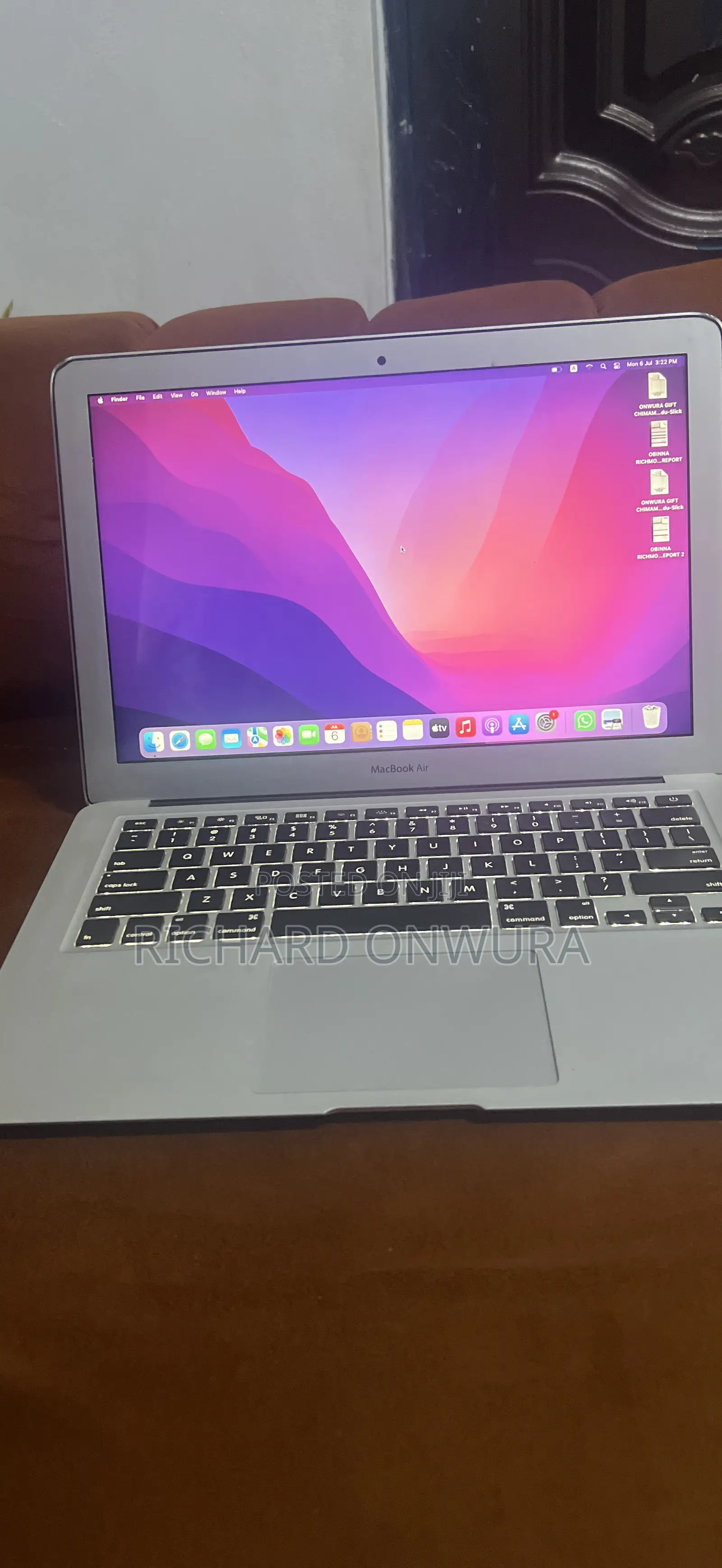 Laptop Apple MacBook Air 2017 8GB Intel Core i5 SSD 128GB