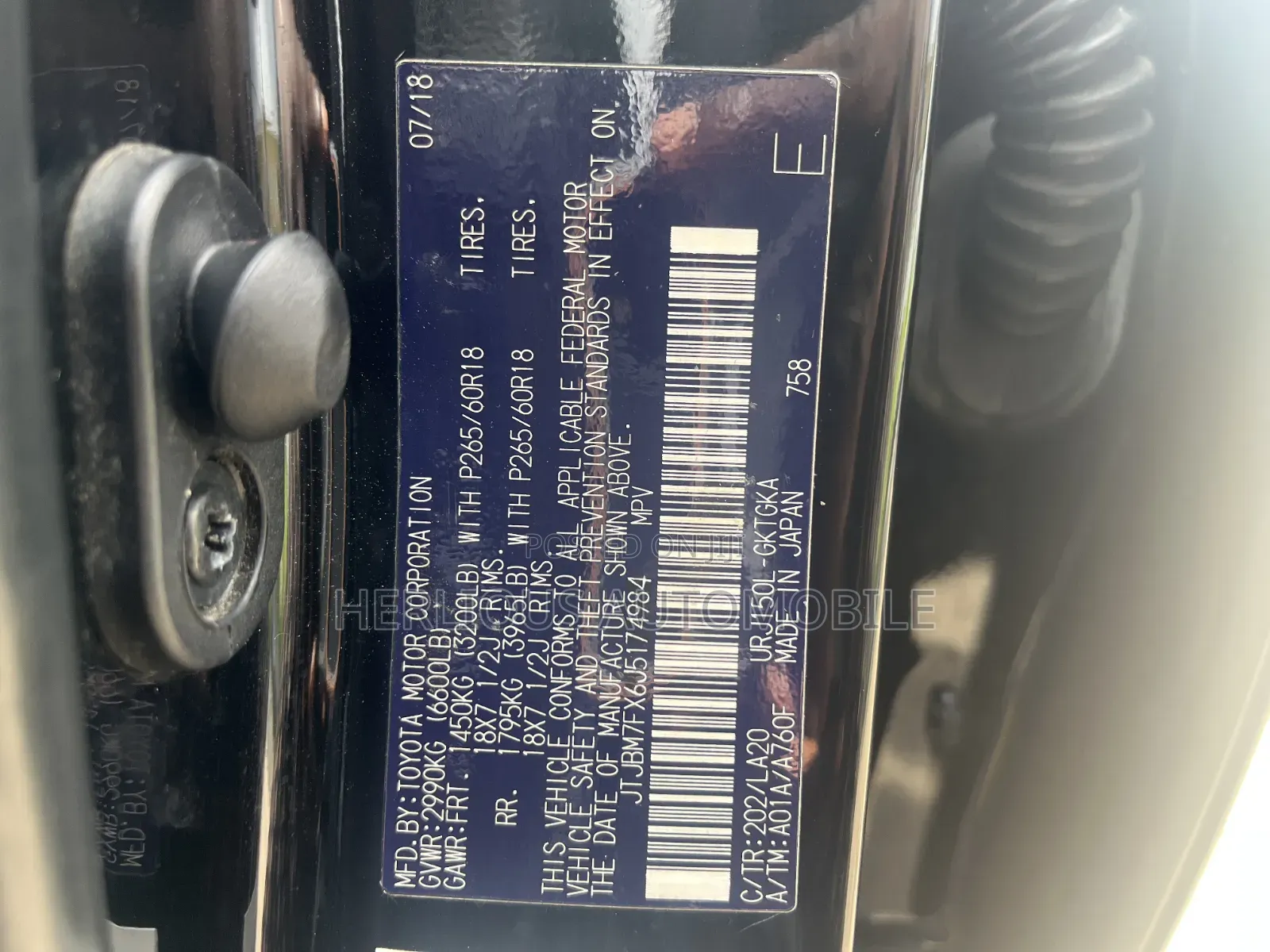 Lexus GX 2019 Black