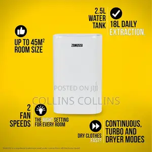 Zanussi 18l Dehumidifier