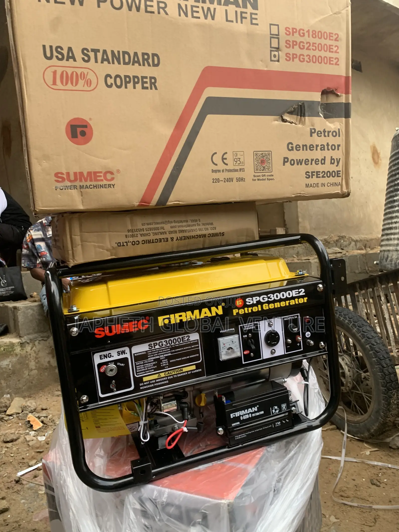 100% Copper Coil Generator Built for Long-Lasting Performance