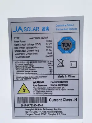 450watts J Solar Halfcut Mono Solar Panel