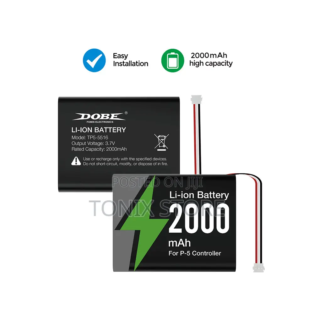 Dobe Replacement Battery Pack for Ps5 Pad