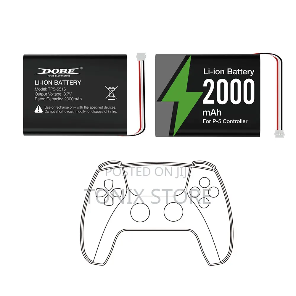 Dobe Replacement Battery Pack for Ps5 Pad